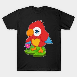 Parrot Flower T-Shirt
